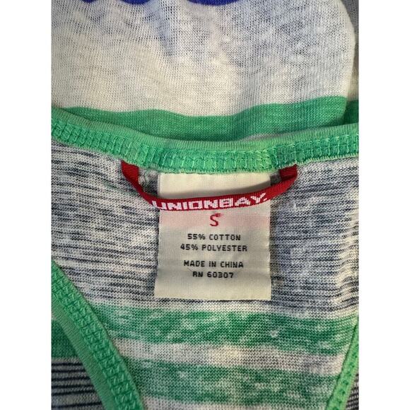 Y2K Unionbay Striped Racerback Tank Top – Size Small - Picture 8 of 8